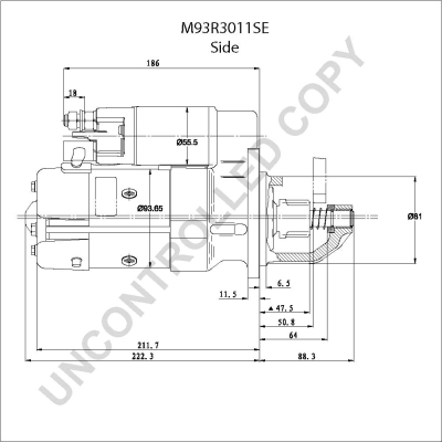 Prestolite Electric Starter M93R3011SE