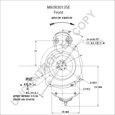 Prestolite Electric Starter M93R3013SE