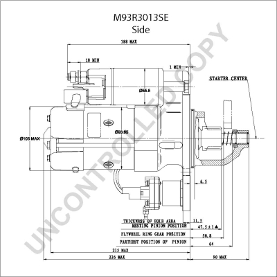 Prestolite Electric Starter M93R3013SE