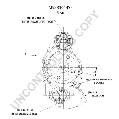 Prestolite Electric Starter M93R3014SE
