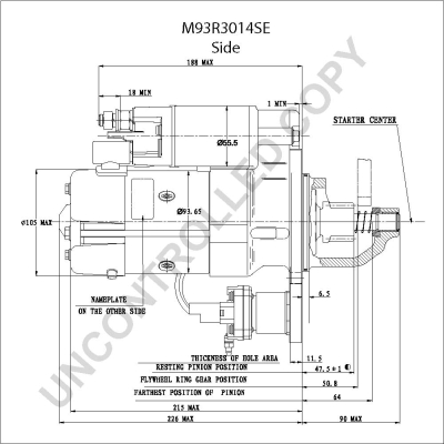 Prestolite Electric Starter M93R3014SE