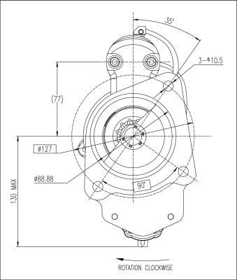 Prestolite Electric Starter M96R3019SE-A