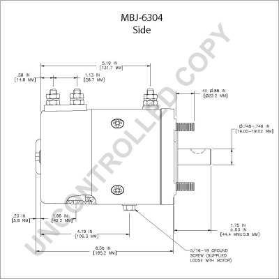 Prestolite Electric Starter MBJ-6304