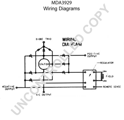 Prestolite Electric Alternator/Dynamo MDA3929