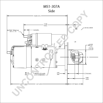Prestolite Electric Starter MS1-307A
