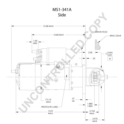 Prestolite Electric Starter MS1-341A