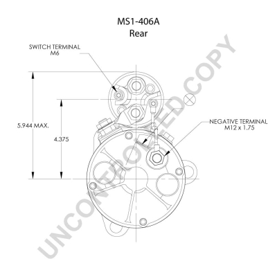 Prestolite Electric Starter MS1-406A