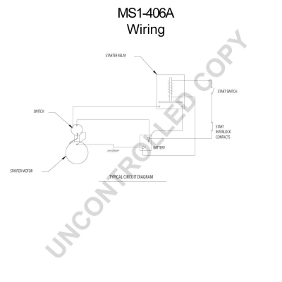 Prestolite Electric Starter MS1-406A