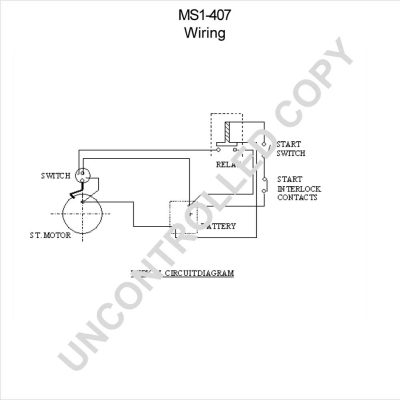 Prestolite Electric Starter MS1-407A