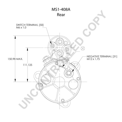 Prestolite Electric Starter MS1-408A