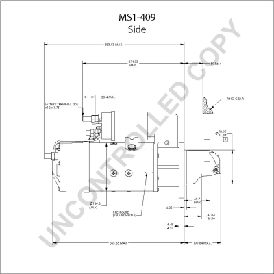 Prestolite Electric Starter MS1-409A
