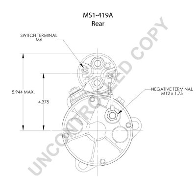 Prestolite Electric Starter MS1-419A