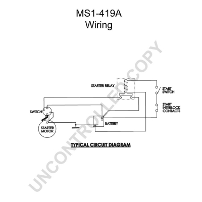 Prestolite Electric Starter MS1-419A