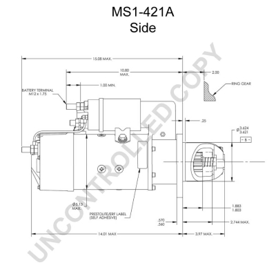 Prestolite Electric Starter MS1-421A