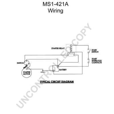 Prestolite Electric Starter MS1-421A