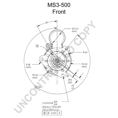 Prestolite Electric Starter MS3-500
