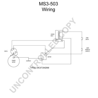 Prestolite Electric Starter MS3-503
