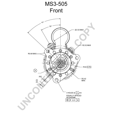 Prestolite Electric Starter MS3-505