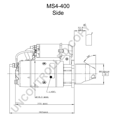Prestolite Electric Starter MS4-400