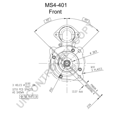 Prestolite Electric Starter MS4-401