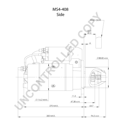 Prestolite Electric Starter MS4-408