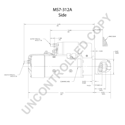 Prestolite Electric Starter MS7-312A