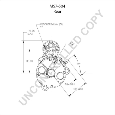 Prestolite Electric Starter MS7-504