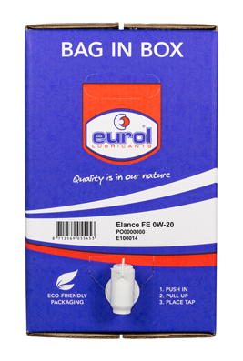 Eurol Elance FE 0W-20 20 Liter Bag in Box