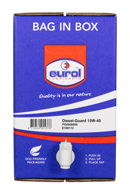 Eurol Diesel-Guard 15W-40 20 Liter Bag in Box