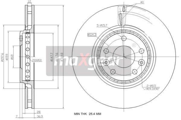 Remschijven Maxgear 19-2363