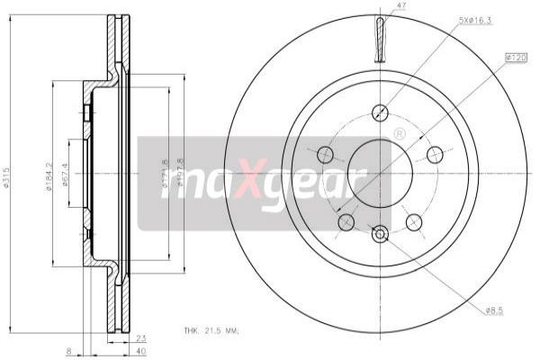 Remschijven Maxgear 19-2368