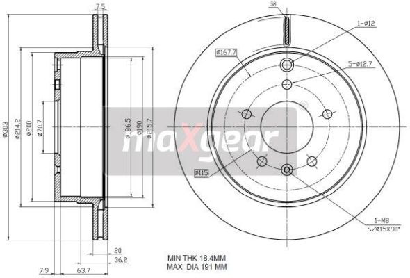 Remschijven Maxgear 19-2370