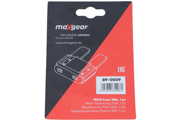Maxgear Zekering 89-0009