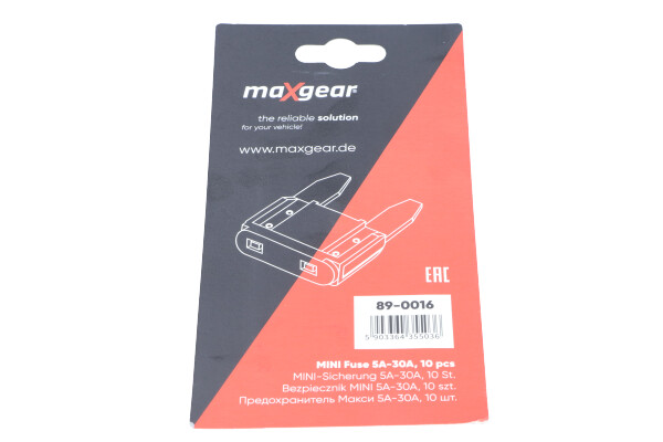 Maxgear Zekeringenset 89-0016