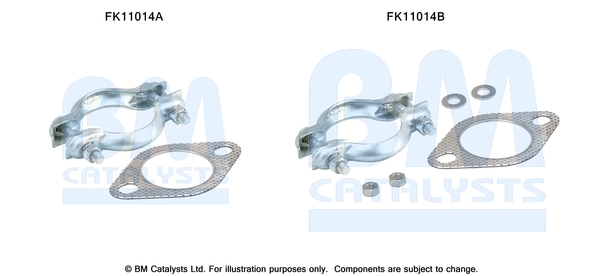 Roetfilter montageset Bm Catalysts FK11014