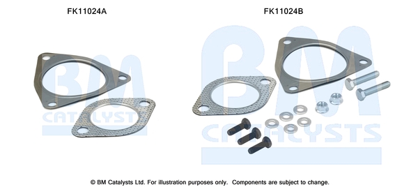 Roetfilter montageset Bm Catalysts FK11024