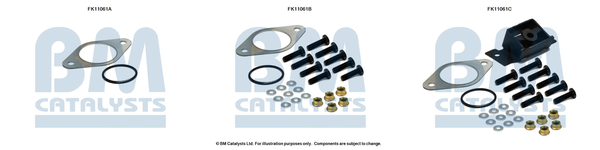 Roetfilter montageset Bm Catalysts FK11061