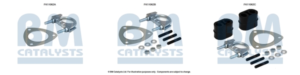 Roetfilter montageset Bm Catalysts FK11062