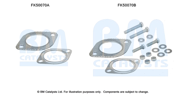 Uitlaat montageset Bm Catalysts FK50070