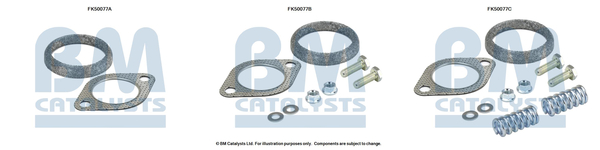 Uitlaat montageset Bm Catalysts FK50077