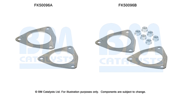 Uitlaat montageset Bm Catalysts FK50096