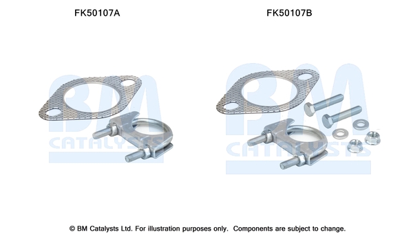 Uitlaat montageset Bm Catalysts FK50107