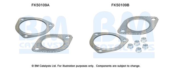 Uitlaat montageset Bm Catalysts FK50109