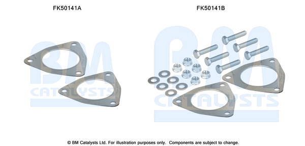 Uitlaat montageset Bm Catalysts FK50141