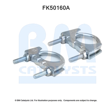 Uitlaat montageset Bm Catalysts FK50160