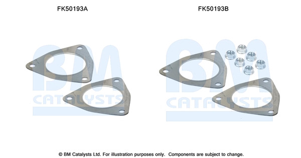 Uitlaat montageset Bm Catalysts FK50193