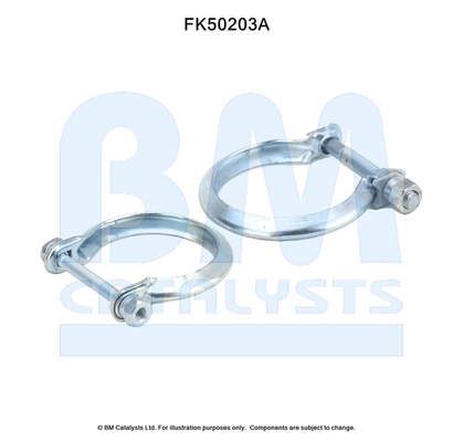 Uitlaat montageset Bm Catalysts FK50203