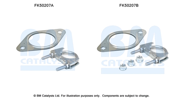 Uitlaat montageset Bm Catalysts FK50207