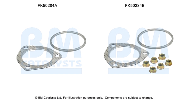 Uitlaat montageset Bm Catalysts FK50284