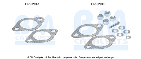 Uitlaat montageset Bm Catalysts FK50294